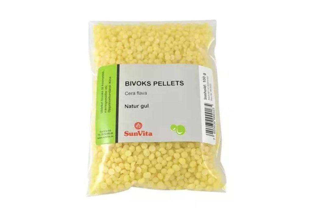 Sunvita Bivoks Natur Gul 100 g – Ubleket naturvoks fra bikaker