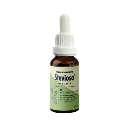 Supernature Steviosa flytende stevia Naturell i 30 ml flaske