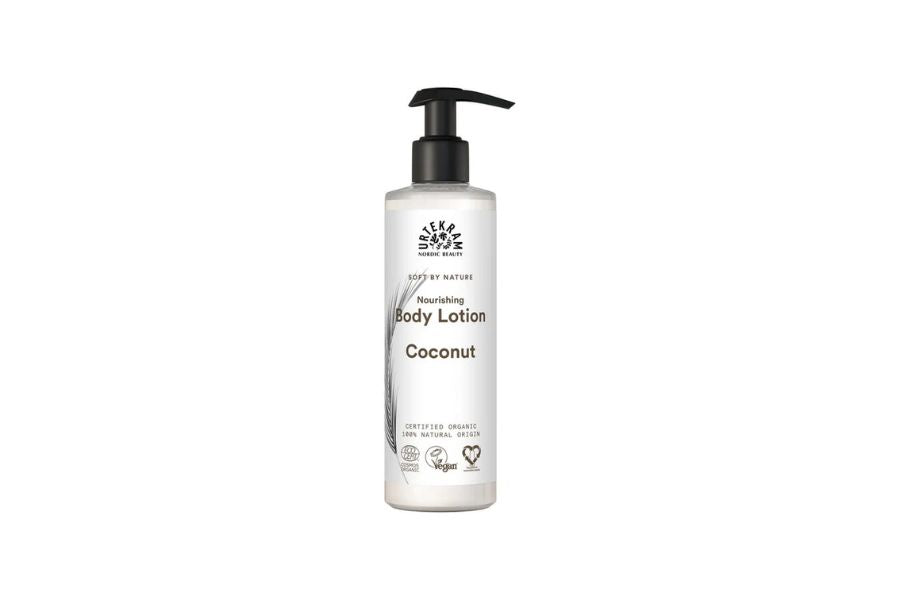 Urtekram Bodylotion Kokosnøtt 245 ml – Økologisk fuktighetskrem for normal hud