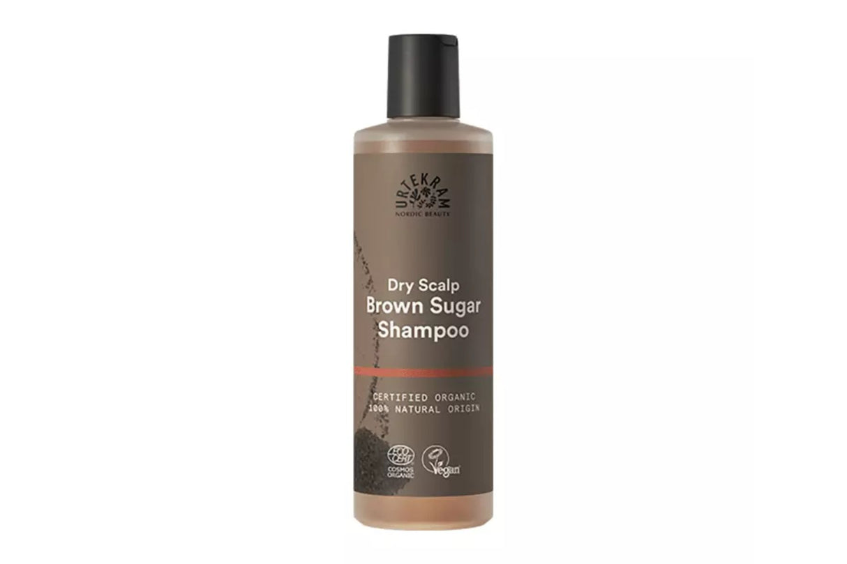 Urtekram Brown Sugar Shampoo – Økologisk Sjampo for Tørr Hodebunn (250 ml)