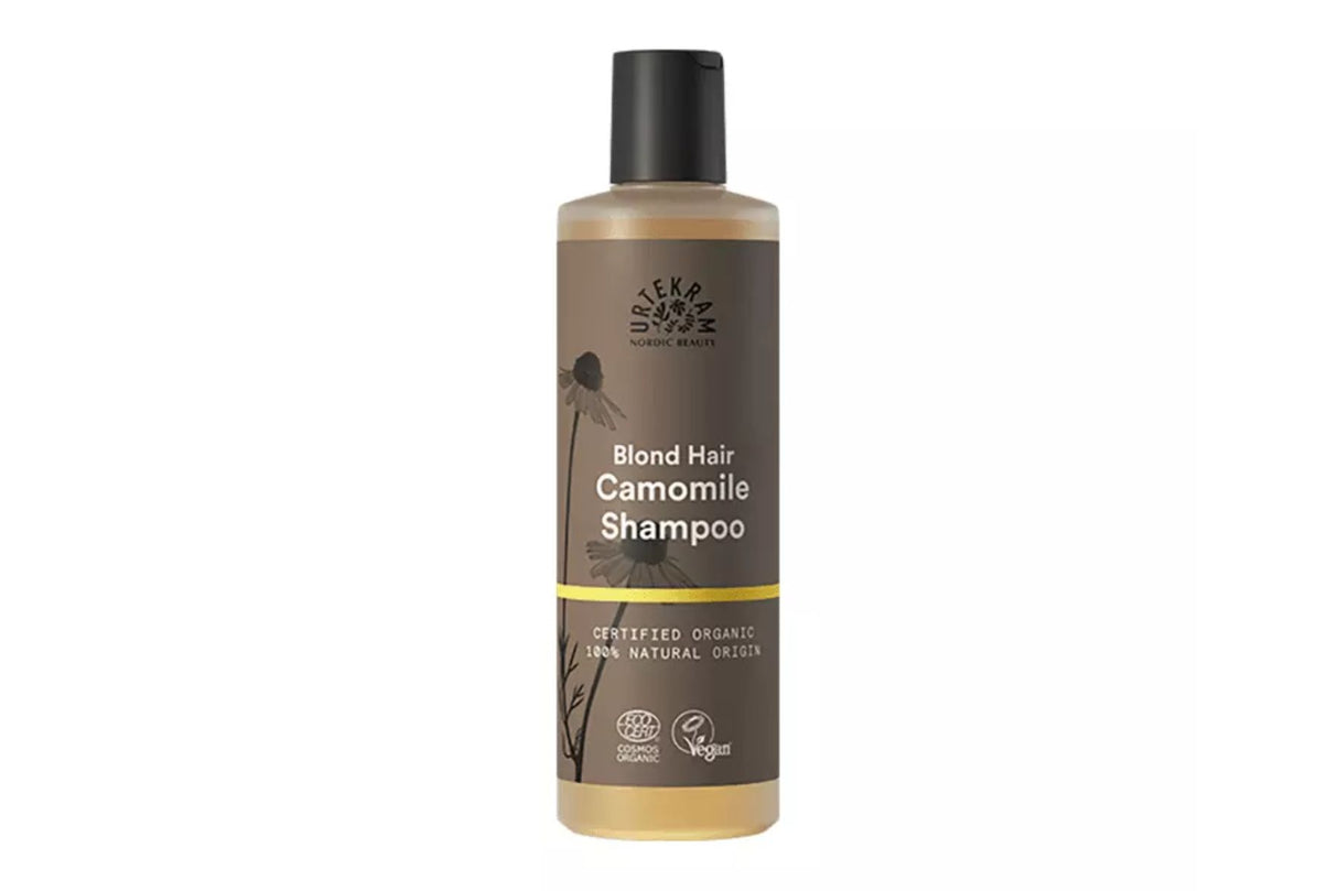 Urtekram Kamille Shampoo for Blondt Hår – Økologisk Sjampo for Naturlig Glød (250 ml)