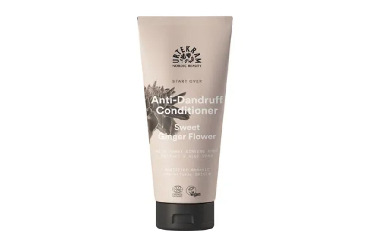 Urtekram Start Over Sweet Ginger Flower Anti-Dandruff Conditioner – Mild, Økologisk Balsam (180 ml)