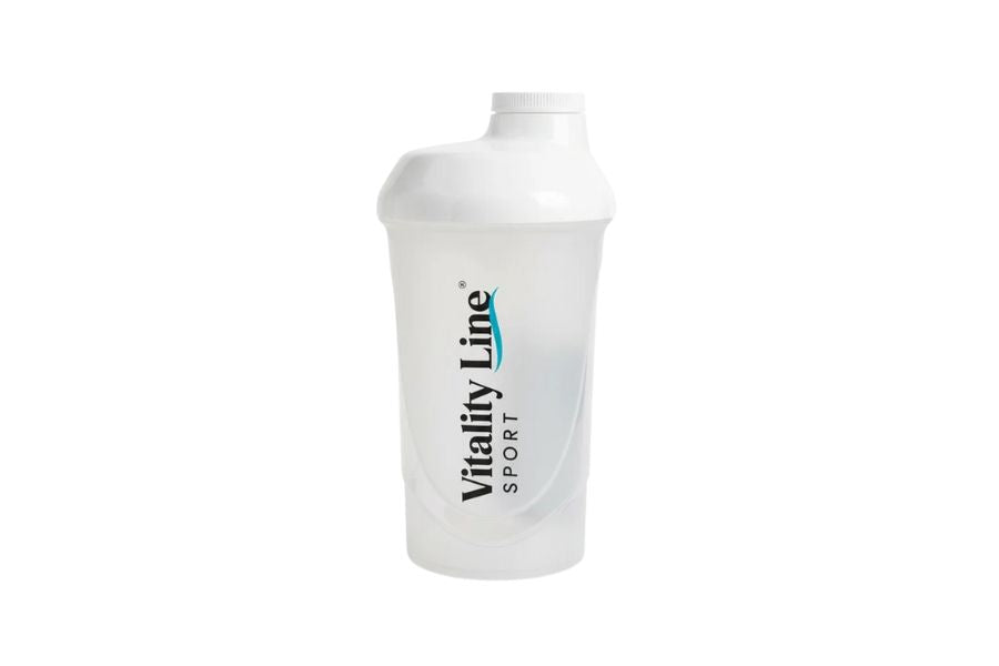 🎁 Vitality Line Sport Risteflaske 600 ml – Lekkasjefri shaker i BPA-fri plast (100% off)