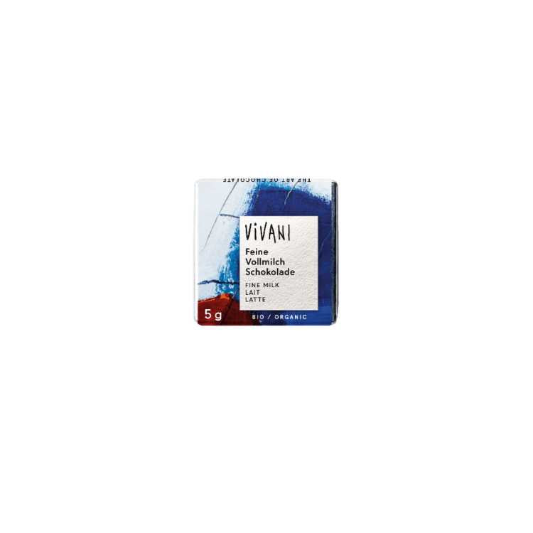 🎁 Vivani melkesjokolade Naps 5 g – økologisk minibit med kremet smak (100% off)