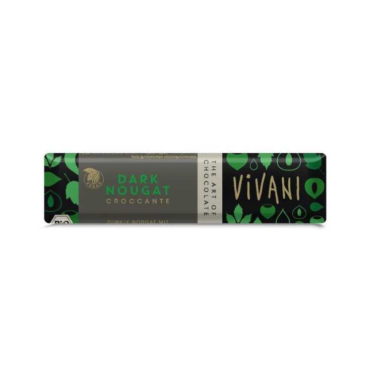 🎁 Vivani mørk sjokolade nougat 35 g – økologisk sjokolade med hasselnøttnougat (100% off)