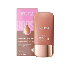 Weleda bronzing serum drops som gir naturlig glød i huden