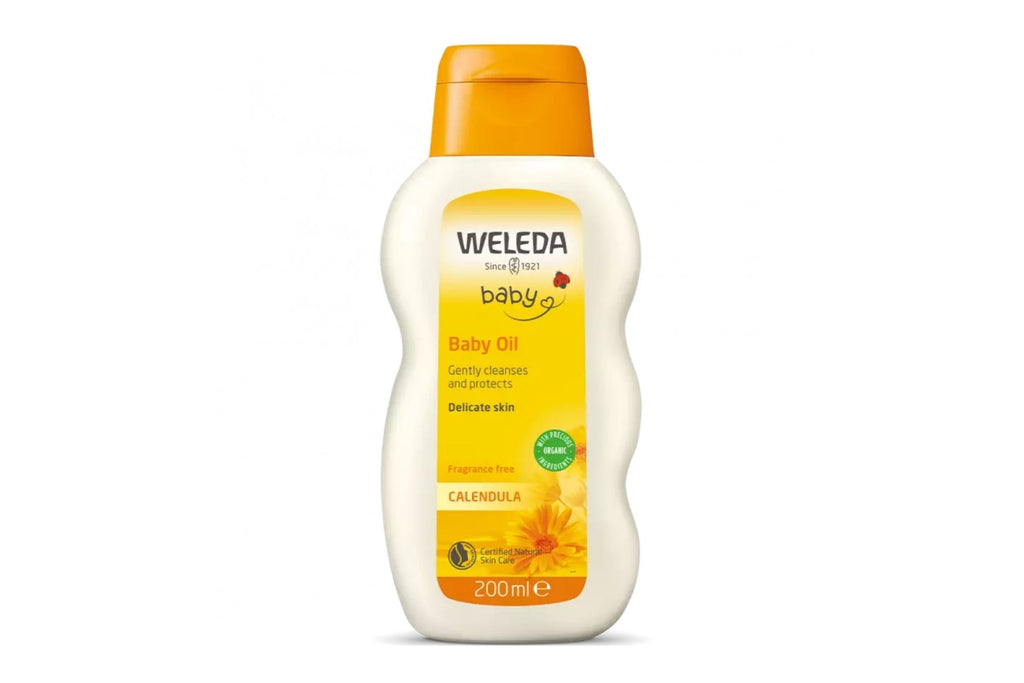 Weleda Calendula Baby Oil Uparfymert 200 ml – Naturlig babyolje for daglig beskyttelse og pleie