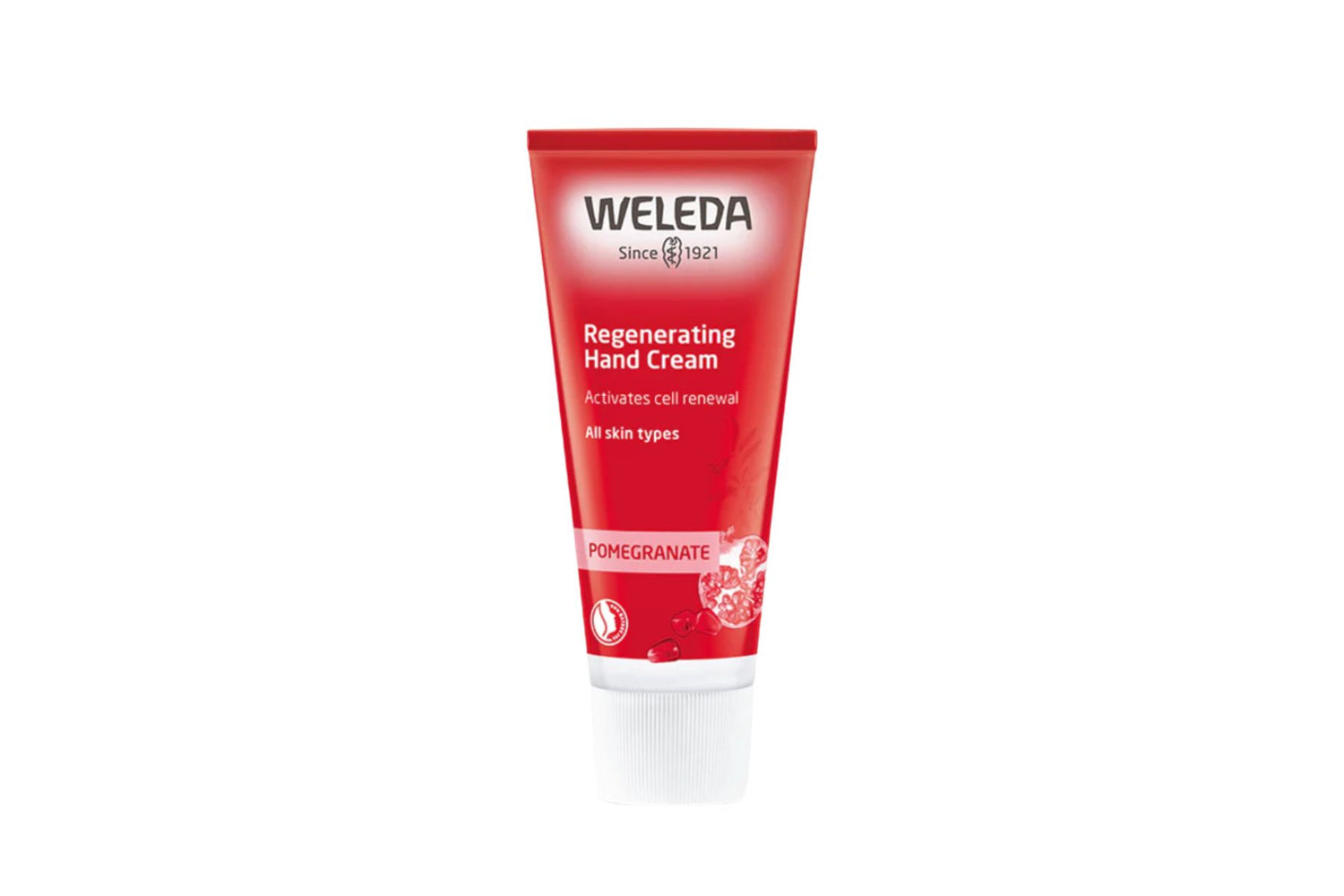 Weleda Granateple Regenererende Håndkrem – Naturlig Beskyttelse for Moden Hud (50 ml)