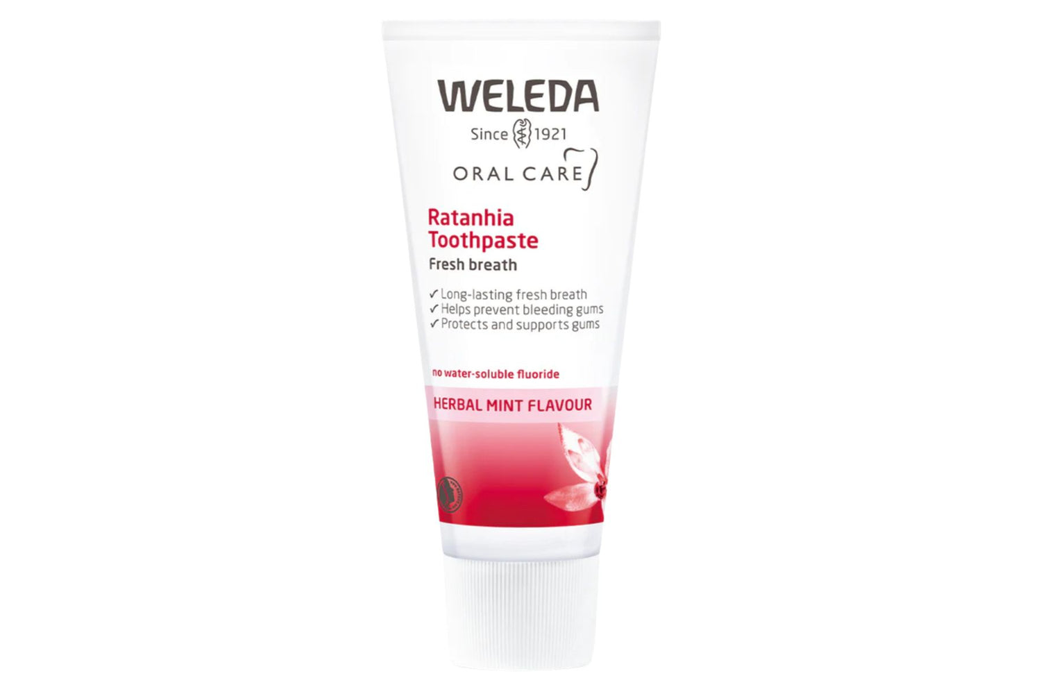 Weleda Ratanhia Tannkrem – Uten fluor, for sensitivt tannkjøtt (75 ml)