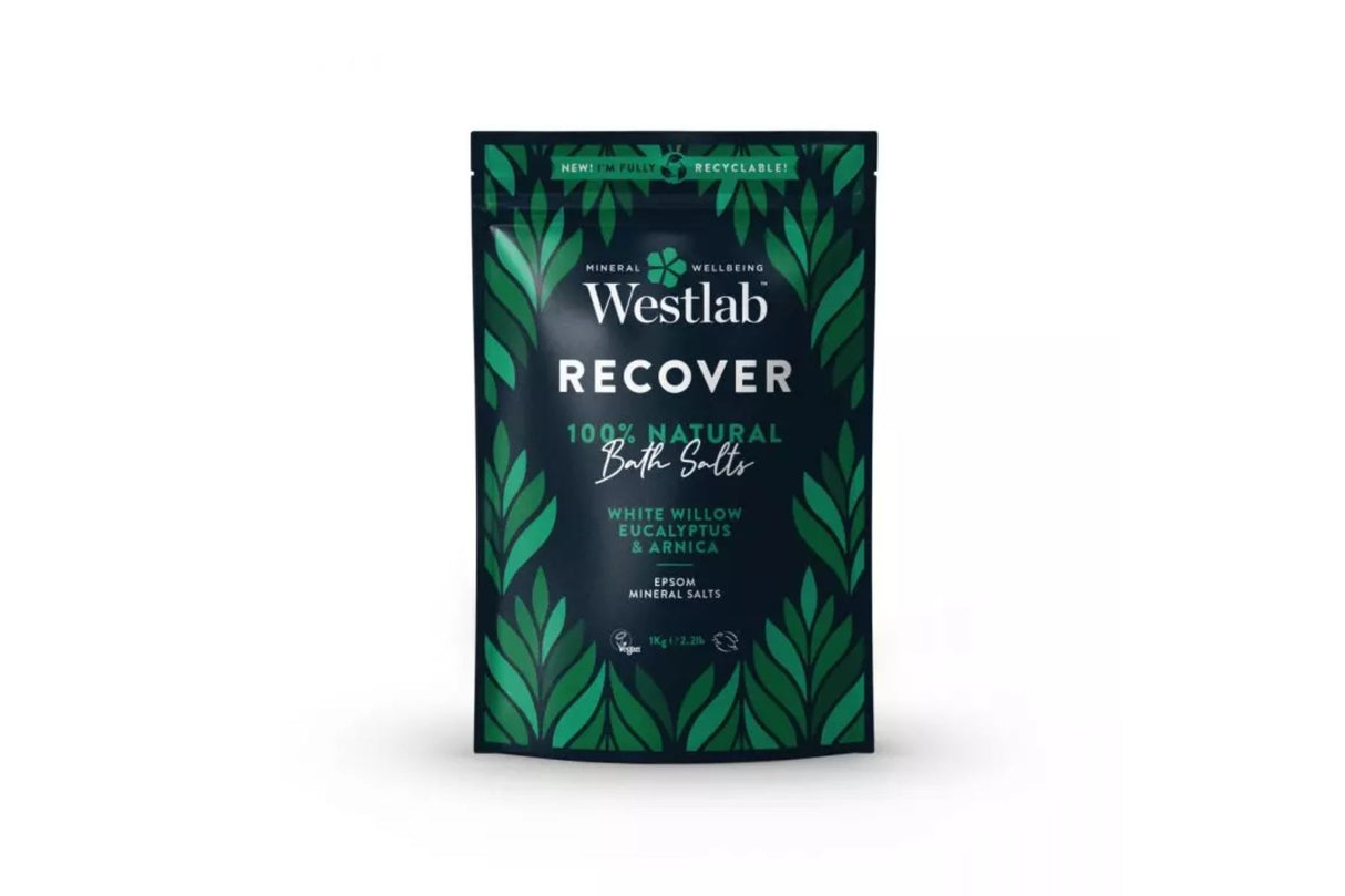 Westlab Badesalt Recover 1 kg – For ømme muskler og rask restitusjon