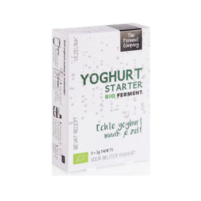 Yoghurt startkultur fra The Ferment Company med poser til hjemmelaget yoghurt