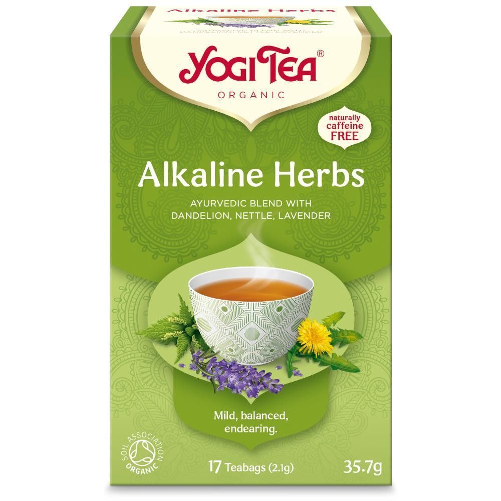 Yogi Tea Alkaline Herbs | 17 poser – Økologisk urtete for balanse og velvære