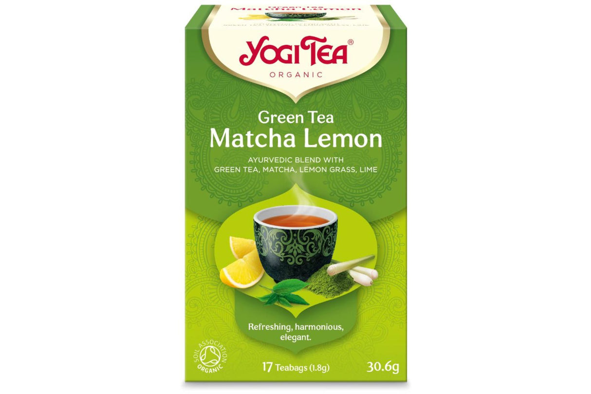 Yogi Tea Green Matcha Lemon | 17 Poser | Økologisk