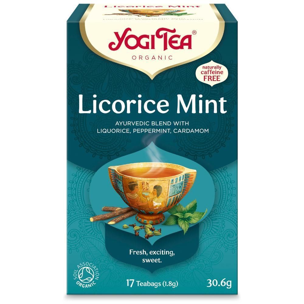Yogi Tea Licorice Mint | 17 poser – Økologisk te med sødme og friskhet