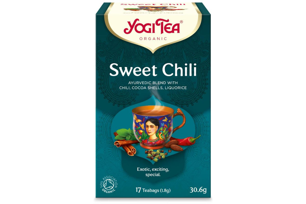 Yogi Tea Sweet Chili Mexican Spice | 17 Poser | Økologisk