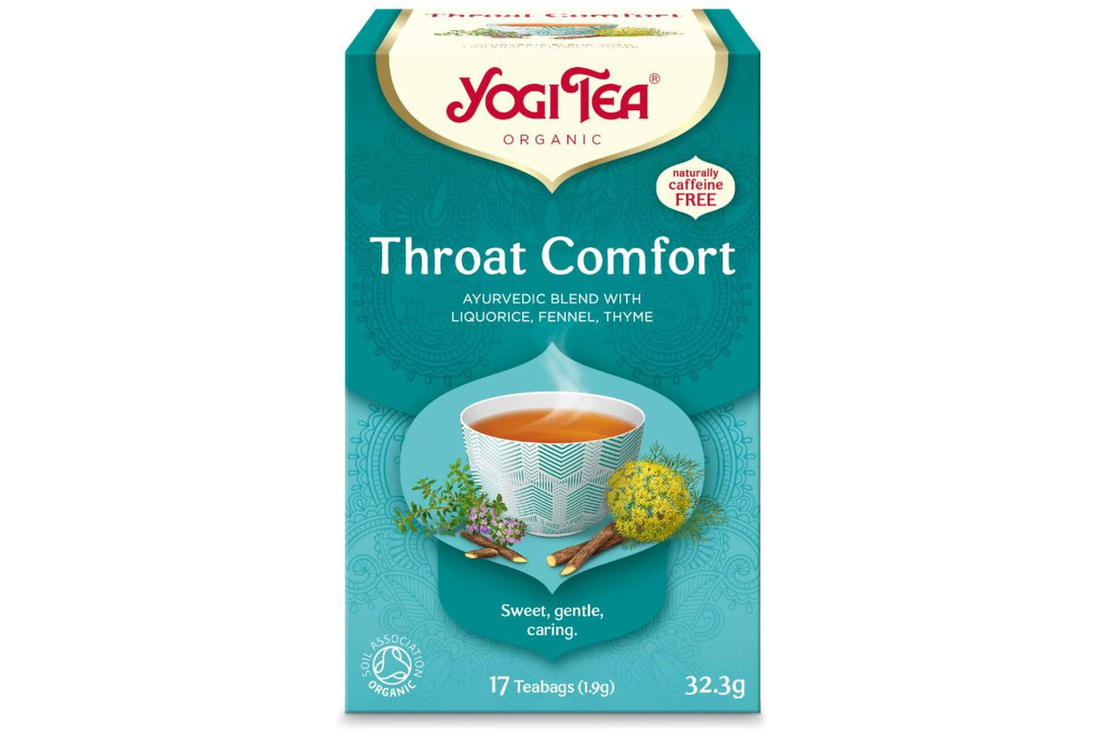 Yogi Tea Throat Comfort | 17 Poser | Økologisk