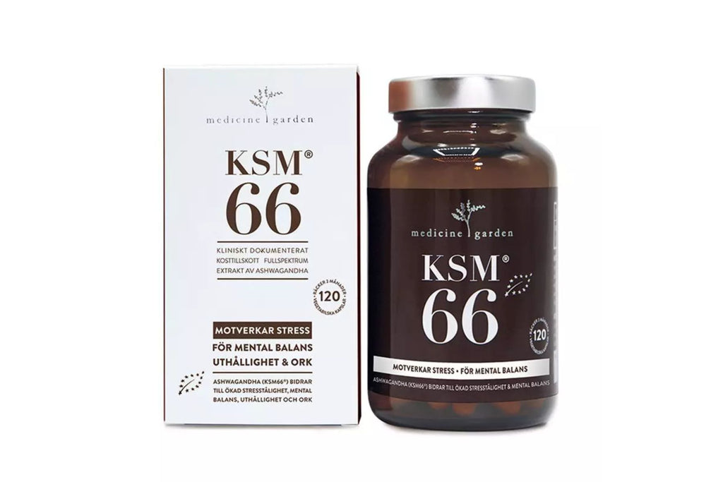 KSM66 Full Spectrum Ashwagandha 120 kapsler – For mental balanse, overskudd og styrke