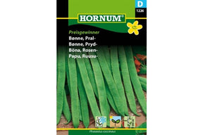 Prydbønner med lange, dekorative belger på kraftige planter.