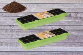 Minidrivhus 47×16 cm for vinduskarm, ideelt for innendørs dyrking