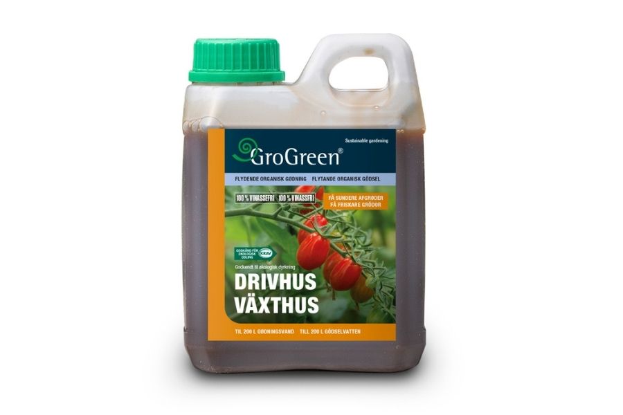 GroGreen® Drivhus Gjødsel 1 L – Økologisk Flytende NPK-gjødsel