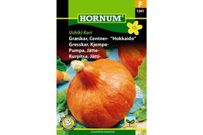 Frøpose med Uchiki Kuri gresskar klar for såing.