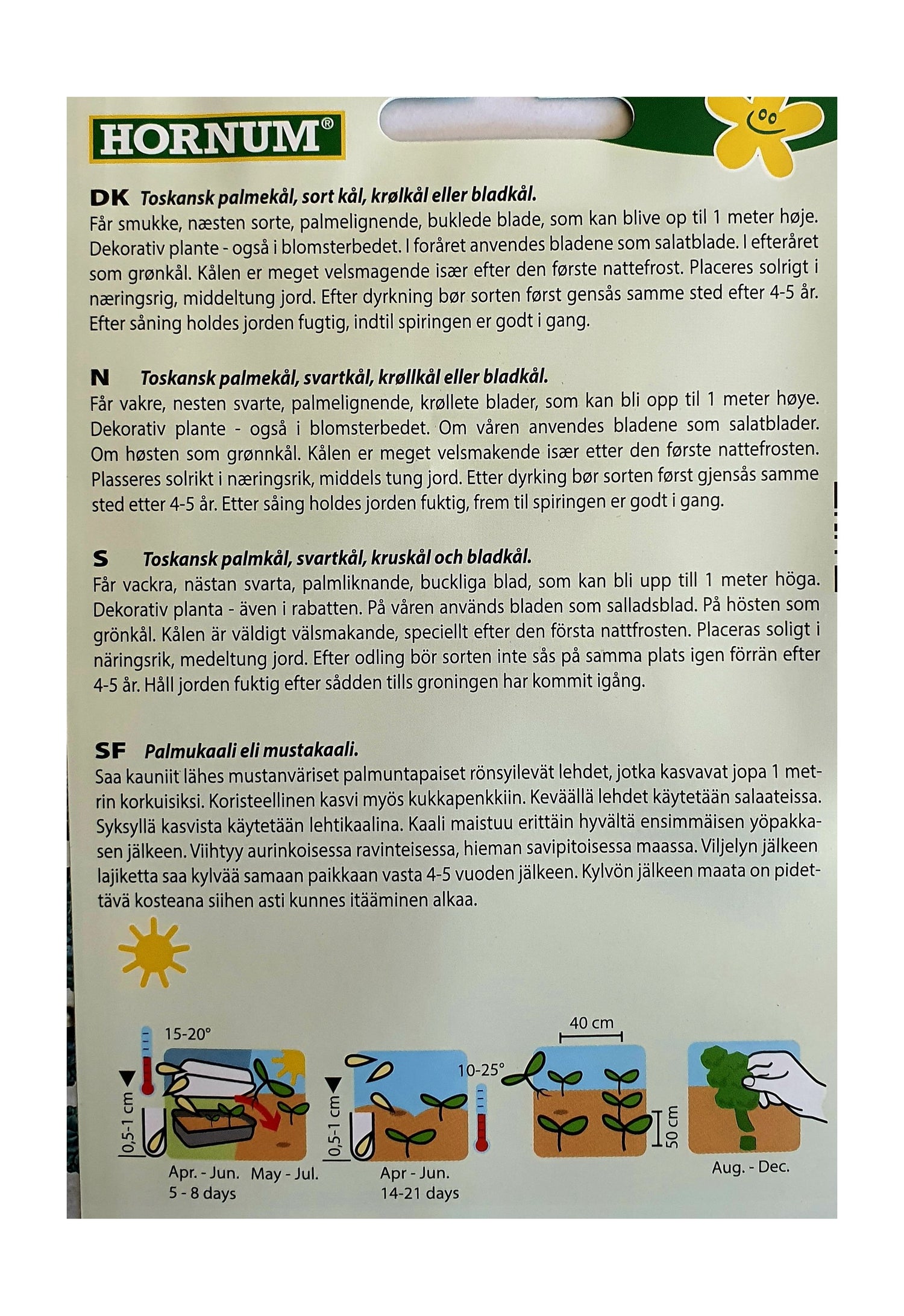 Kål Nero di Toscana Palme