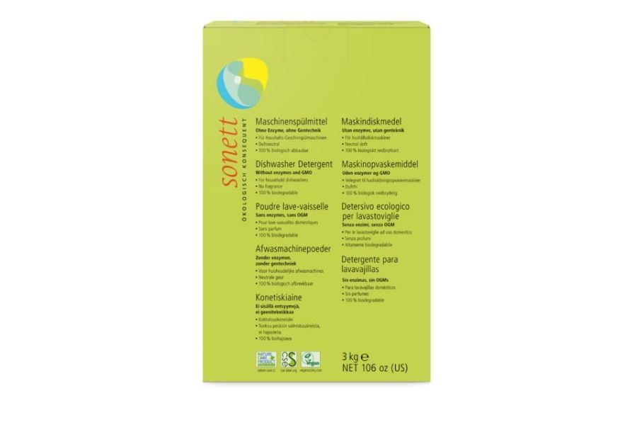 Maskinoppvask, pulver, 3 kg, økologisk, Sonett