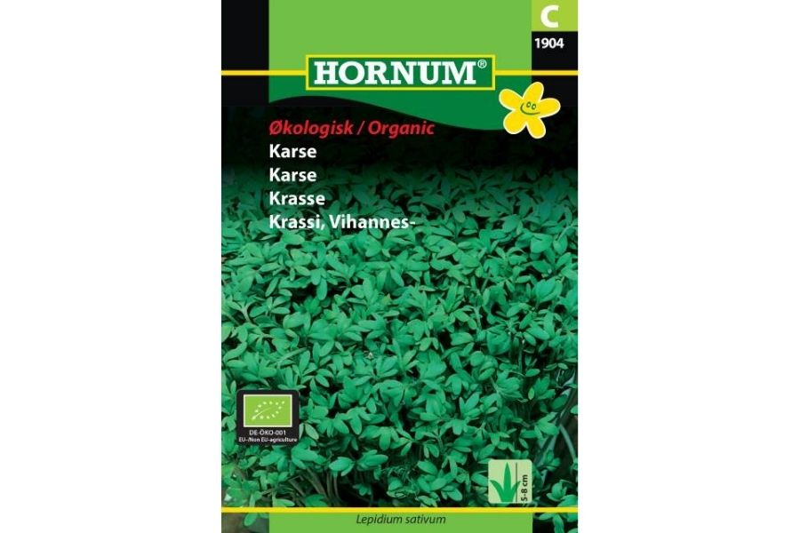 Økologisk Karse – Hurtigvoksende og Vitaminrik Krydderurt