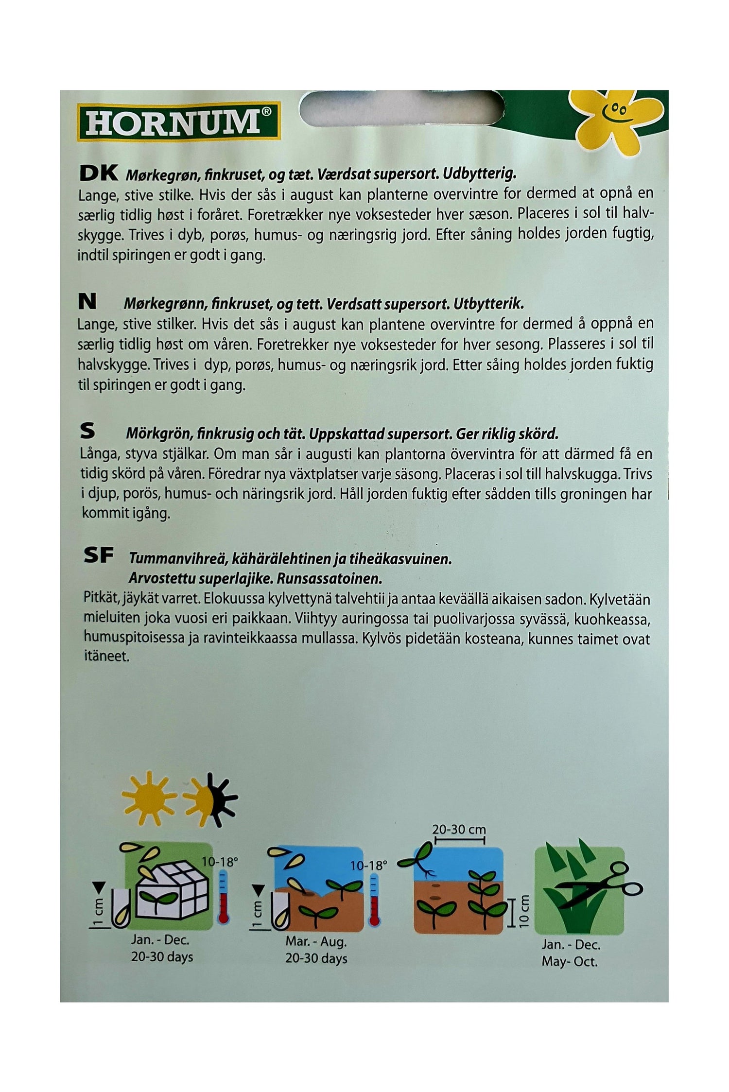 Persillefrø – Krusbladet Grüne Perle | Tett og utbytterik sort