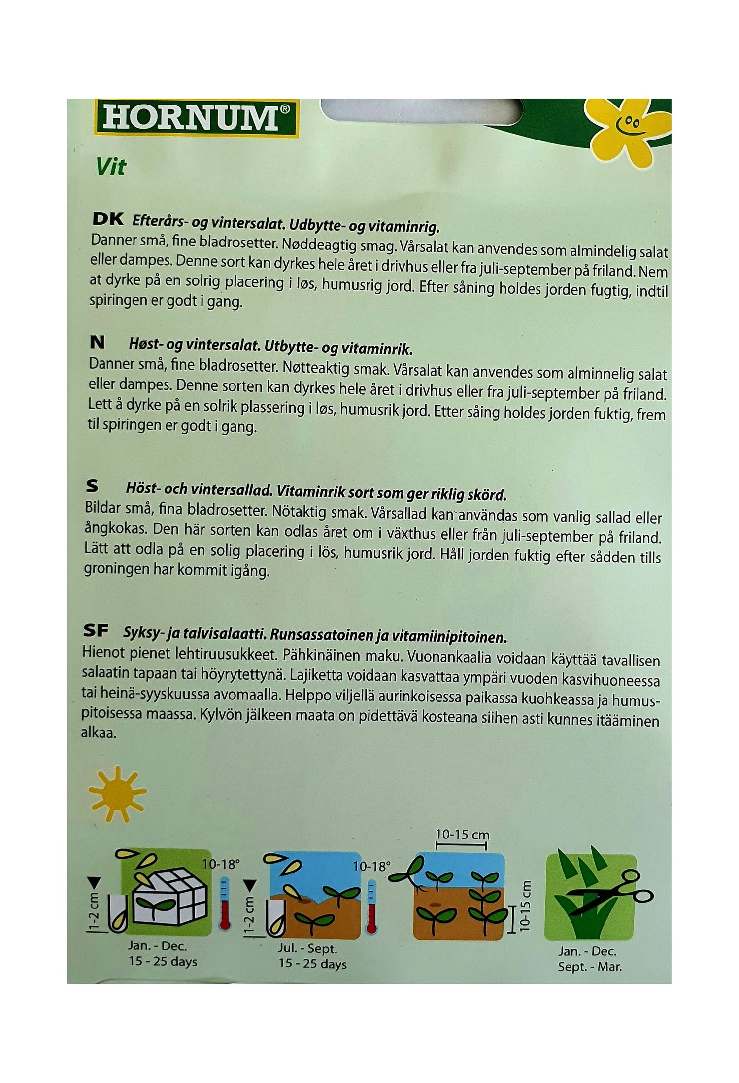 Salat Vår Vit, ØKOLOGISK