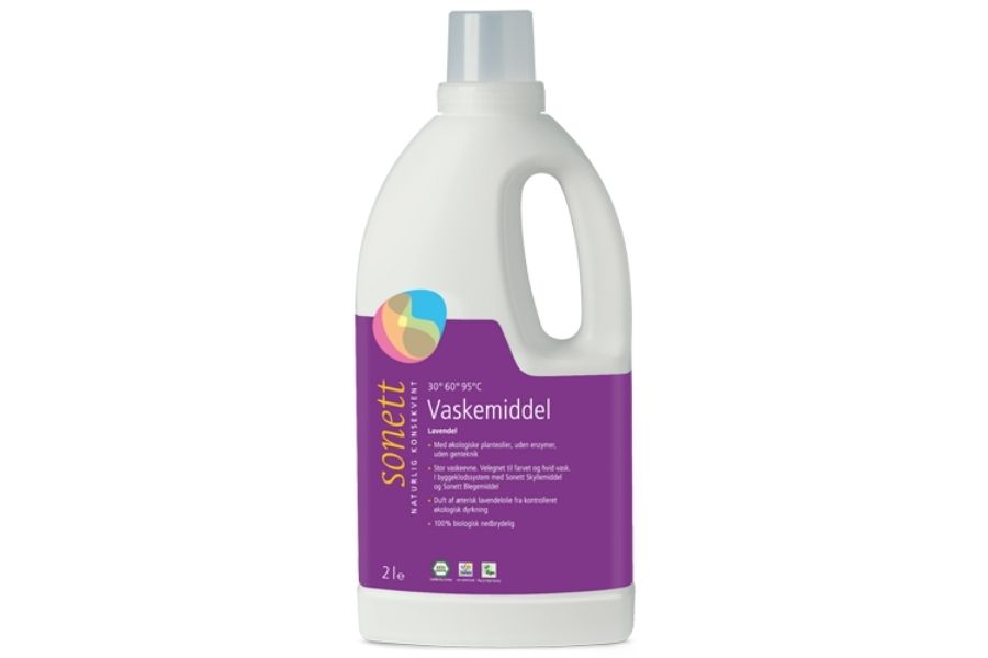 Vaskemiddel, lavendel, 2 l, økologisk, Sonett