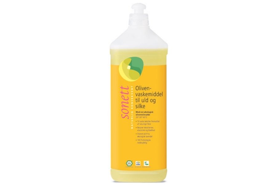 Vaskemiddel oliven, for ull & silke, 1 l, økologisk, Sonett